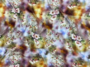 Water Floral - Digital Deluxe Viscose