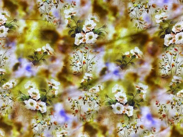 Water Floral - Digital Deluxe Viscose