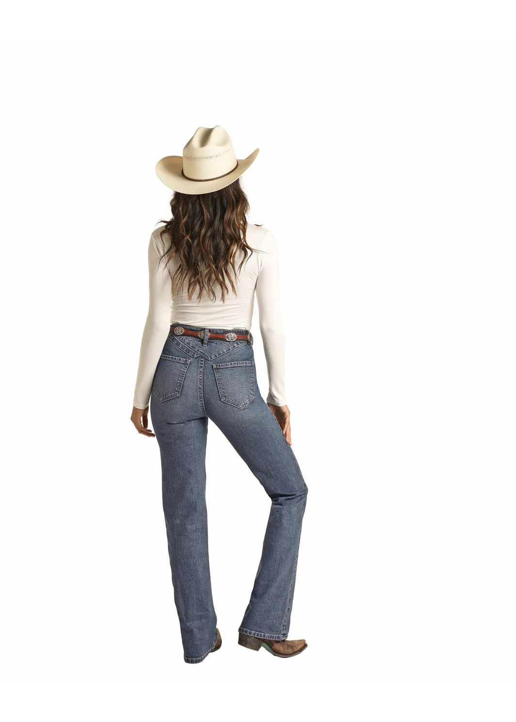 Women's Rock & Roll Denim High Rise Bootcut Jean