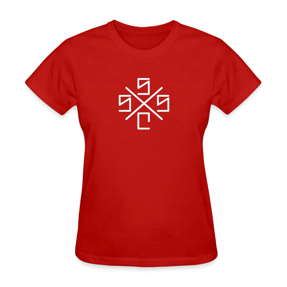 Womens Santa Cruz Surf Shop SCSS Cross Simple Tee