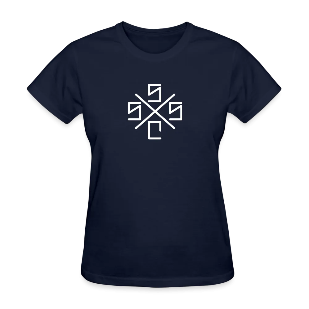 Womens Santa Cruz Surf Shop SCSS Cross Simple Tee